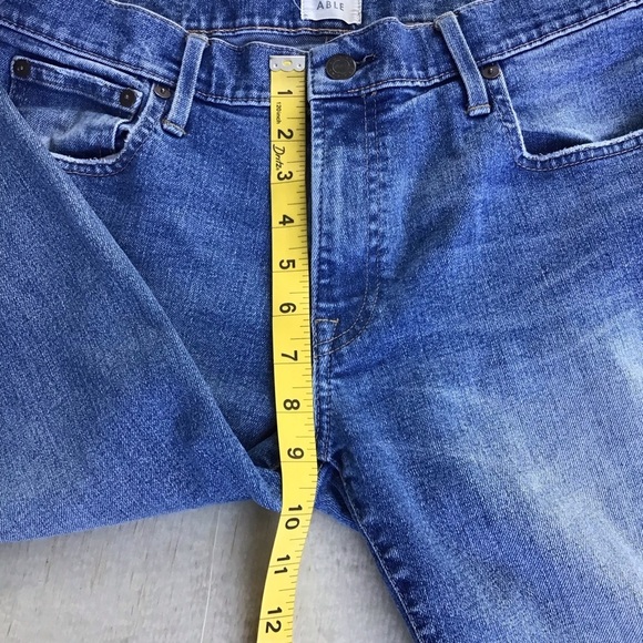 Able Women's Light Blue Ankle Jeans - Picture 13 of 14